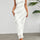 Devine Ruffled Slit Back Tube Maxi Dress | Hanalas