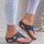 Cutout Toe Post PVC Sandals | Hanalas