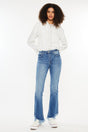 Kancan High Rise Frayed Hem Jeans | Hanalas