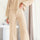 Round Neck Long Sleeve Top and Pants Set | Hanalas