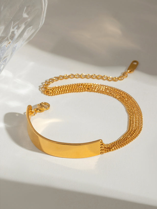 18K Gold-Plated Stainless Steel Bracelet | Hanalas