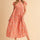 Aemi + Co Cutout Back Floral Square Neck Puff Sleeve Midi Dress | Hanalas