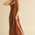 Aemi + Co Ruched Side Slit Cutout Back Maxi Cami Dress | Hanalas