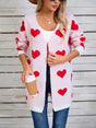 Angel Wings Heart Open Front Long Sleeve Cardigan Trendsi Hanalas