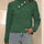 Asymmetric Collared Neck Long Sleeve Sweater Trendsi Hanalas