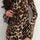 Backless Leopard Long Sleeve Mini Dress | Hanalas