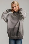 Basic Bae Drop Shoulder Long Sleeve Hoodie with Kangaroo Pocket | Hanalas