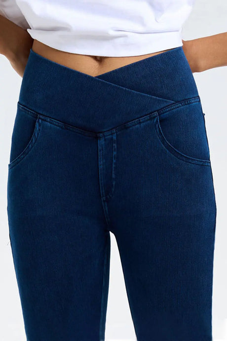 Basic Bae Pocketed Highly Stretchy Bootcut Jeans | Hanalas