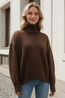 Basic Bae Turtleneck Dropped Shoulder Long Sleeve Sweater Trendsi Hanalas