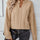 Cable-Knit Notched Long Sleeve Sweater Trendsi Hanalas