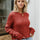 Cable-Knit Round Neck Dropped Shoulder Sweater Trendsi Hanalas