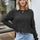 Cable-Knit Round Neck Dropped Shoulder Sweater Trendsi Hanalas