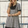 Celeste Plus Size Ditsy Floral Short Sleeve Dress with Pockets | Hanalas