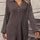 Collared Neck Long Sleeve Sweater Dress with Pockets | Hanalas