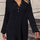 Collared Neck Long Sleeve Sweater Dress with Pockets | Hanalas