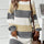 Color Block Boat Neck Long Sleeve Sweater Dress Trendsi Hanalas