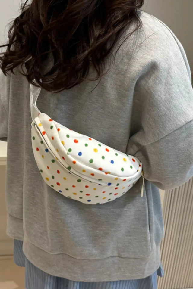 Contrast Polka Dot Crossbody Bag Trendsi Hanalas