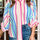 Contrast Stripes Collared Neck Button Up Shirt Trendsi Hanalas