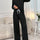 Contrast Trim Notched Long Sleeve Top and Pants Lounge Set | Hanalas