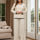 Contrast Trim Round Neck Top and Pants Sweater Set | Hanalas