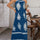 Devine Grecian Neck Printed Maxi Dress | Hanalas