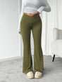 Devine Highly Stretchy Bootcut Pants Trendsi Hanalas