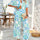 Devine Printed Collared Neck Half Sleeve Top and Pants Set | Hanalas