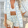 Devine Printed Collared Neck Half Sleeve Top and Shorts Set | Hanalas