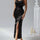 Devine Slit Ruched Maxi Cami Dress | Hanalas