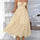 Devine Smocked Tiered Maxi Cami Dress | Hanalas