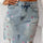 Distressed Raw Hem Heart Mini Denim Skirt Trendsi Hanalas