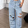 Distressed Wide Leg Jeans with Pockets | Hanalas