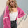 Double Take Contrast Open Front Dropped Shoulder Cardigan Trendsi Hanalas