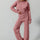 Double Take Full Size Checkered Round Neck Top and Pants Set | Hanalas