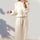 Double Take Texture Long Sleeve Top and Wide Leg Pants Set | Hanalas