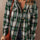 Drawstring Pocketed Plaid Hooded Jacket Trendsi Hanalas