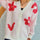 Flower Button Down V-Neck Long Sleeve Cardigan Trendsi Hanalas