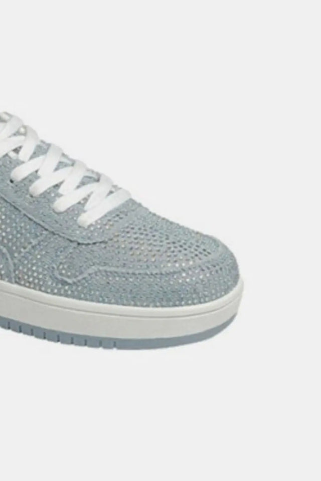 Forever Link Rhinestone Platform Flat Sneakers Trendsi Hanalas