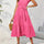 Frill Mock Neck Ruffled Cap Sleeve Midi Dress | Hanalas