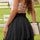 Frill Smocked Mini Skirt | Hanalas