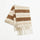 Fringe Contrast Striped Polyester Scarf Trendsi Hanalas