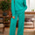 Full Size Round Neck Long Sleeve Top and Drawstring Pants Set | Hanalas