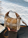 Fuzzy Polyester Mini Handbag with Zipper Trendsi Hanalas