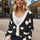 Heart Button Up Dropped Shoulder Long Sleeve Cardigan Trendsi Hanalas