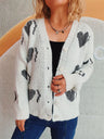 Heart Button Up Long Sleeve Cardigan Trendsi Hanalas