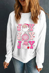 JOY Round Neck Long Sleeve Sweatshirt Trendsi Hanalas