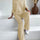 Johnny Collar Long Sleeve Top and Pants Sweater Set | Hanalas