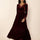 Lace Detail V-Neck Long Sleeve Dress | Hanalas