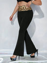 Leopard High Waist Flare Pants | Hanalas