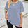 Lovelet Striped Round Neck Half Sleeve T-Shirt Trendsi Hanalas